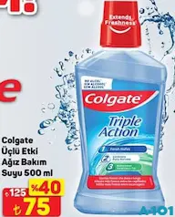 COLGATE ÜÇLÜ ETKİ AĞIZ BAKIM SUYU 500 ML